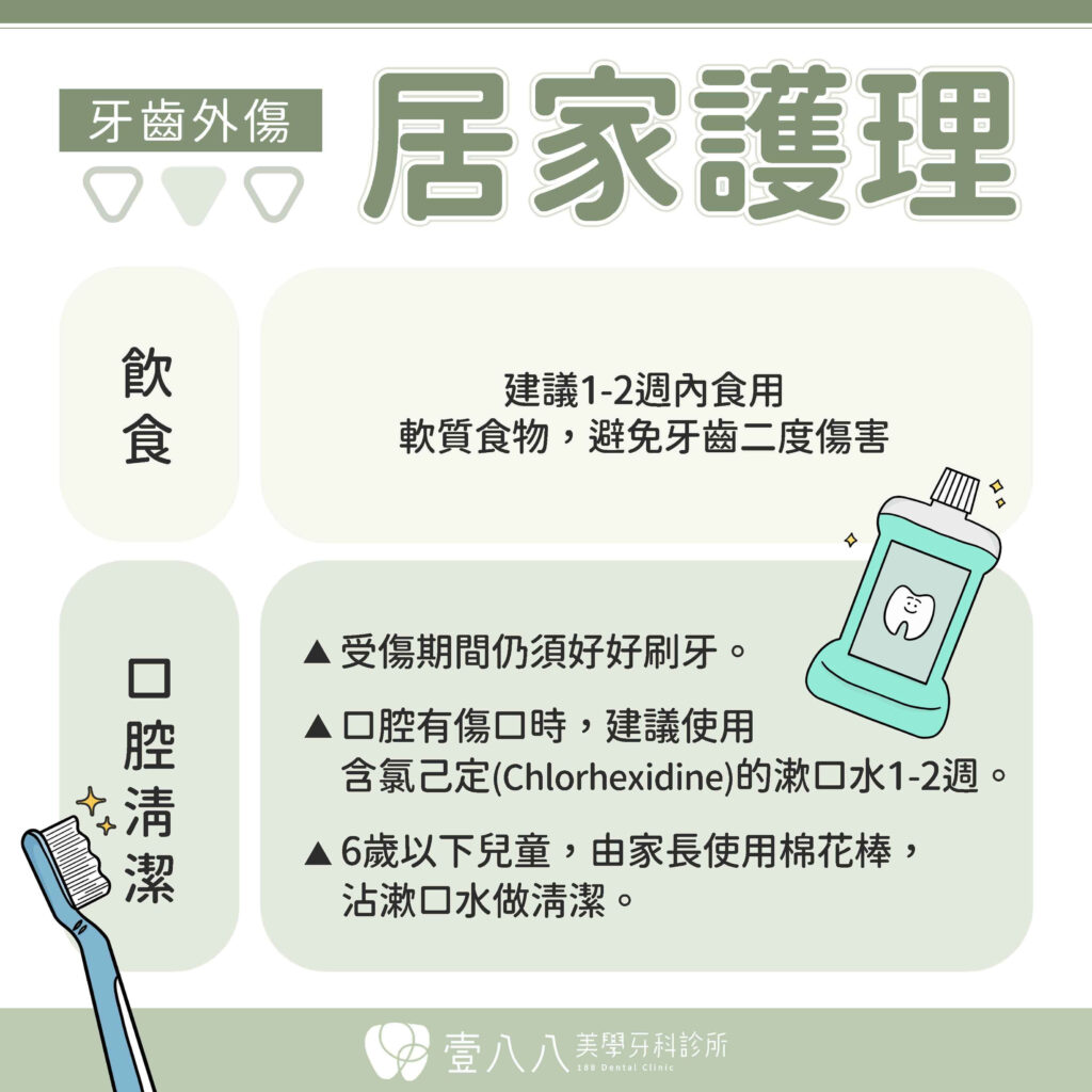 牙齒外傷居家護理